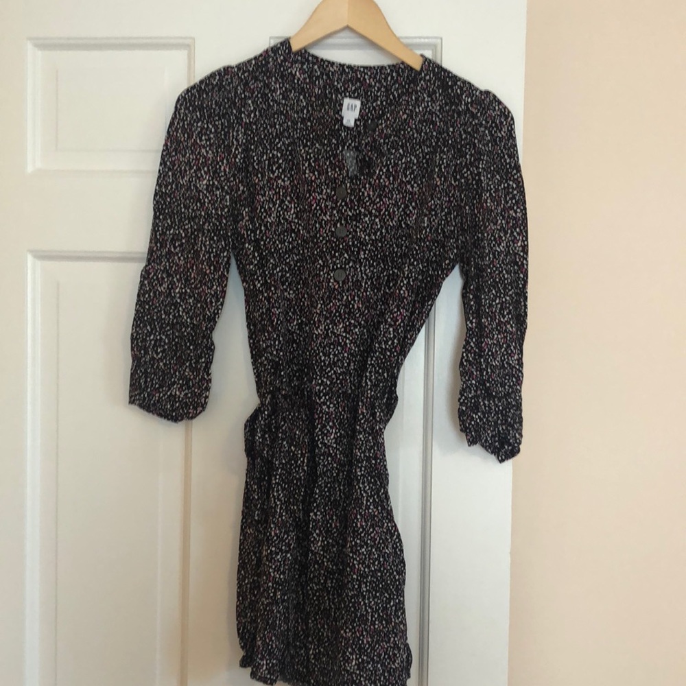 Gap XS “confetti” tie dress